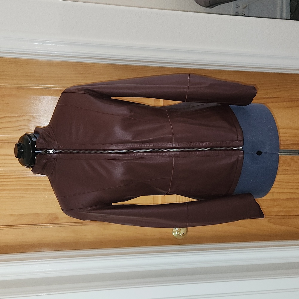 NWT Women's Overland Reversible Leather Jacket Size XS